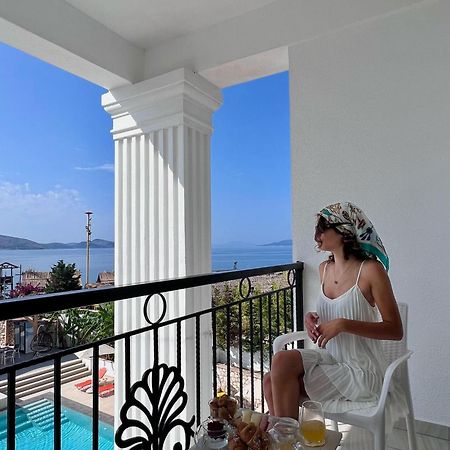 Hotel Vila Kalcuni Sarandë Esterno foto