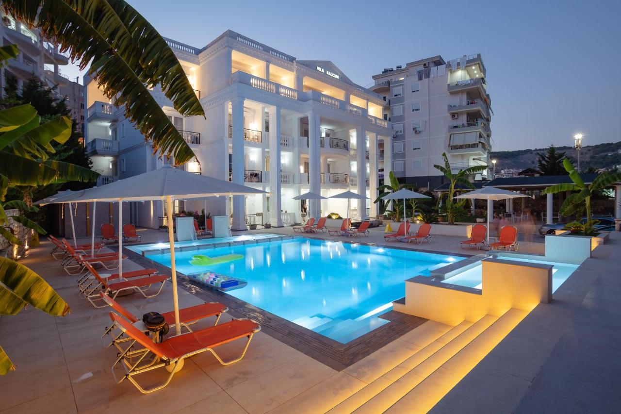 Hotel Vila Kalcuni Sarandë Esterno foto